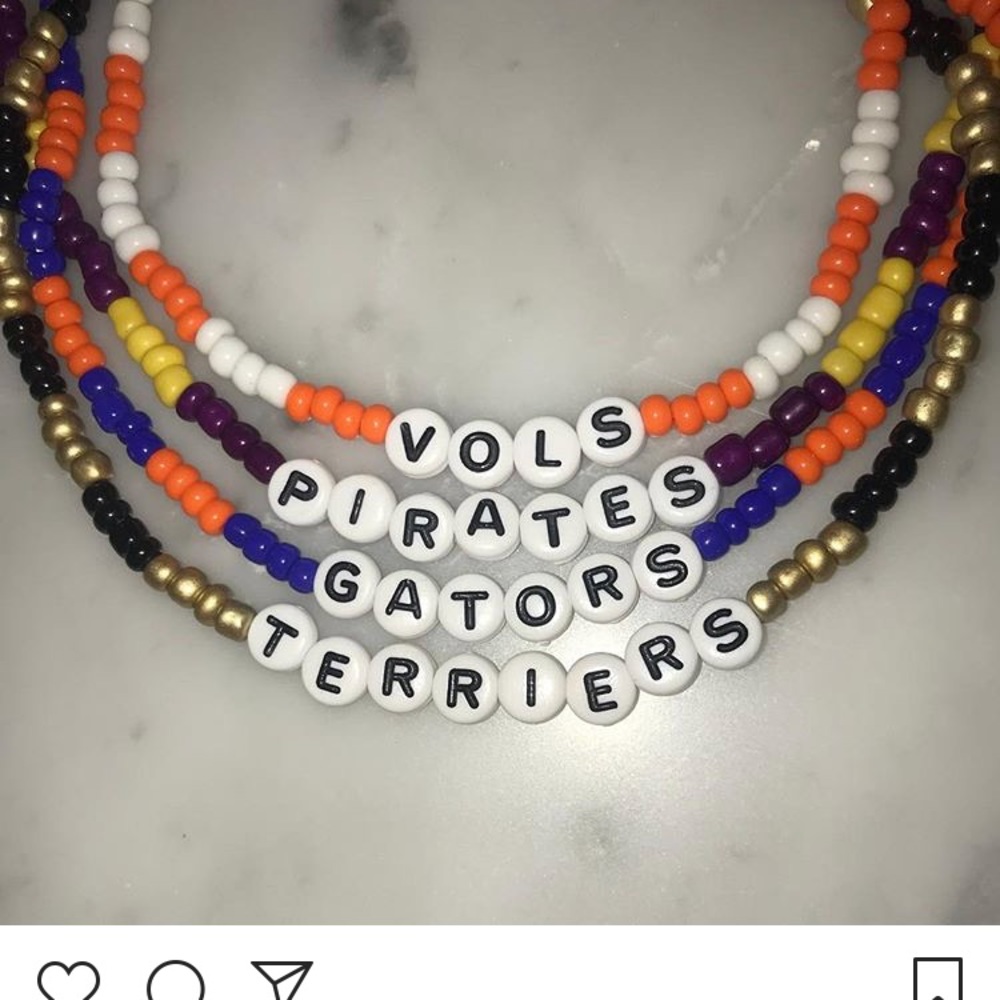 University of Tennessee Glass Beaded Choker